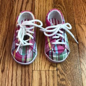 Sperry plaid shoes